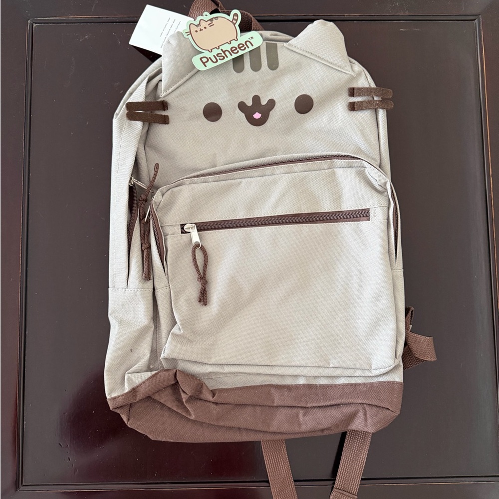 Pusheen Cat Face Backpack NWT